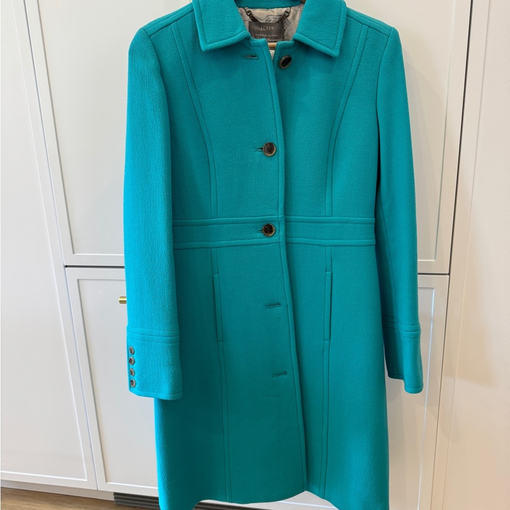 Elegant Teal Women's Coat